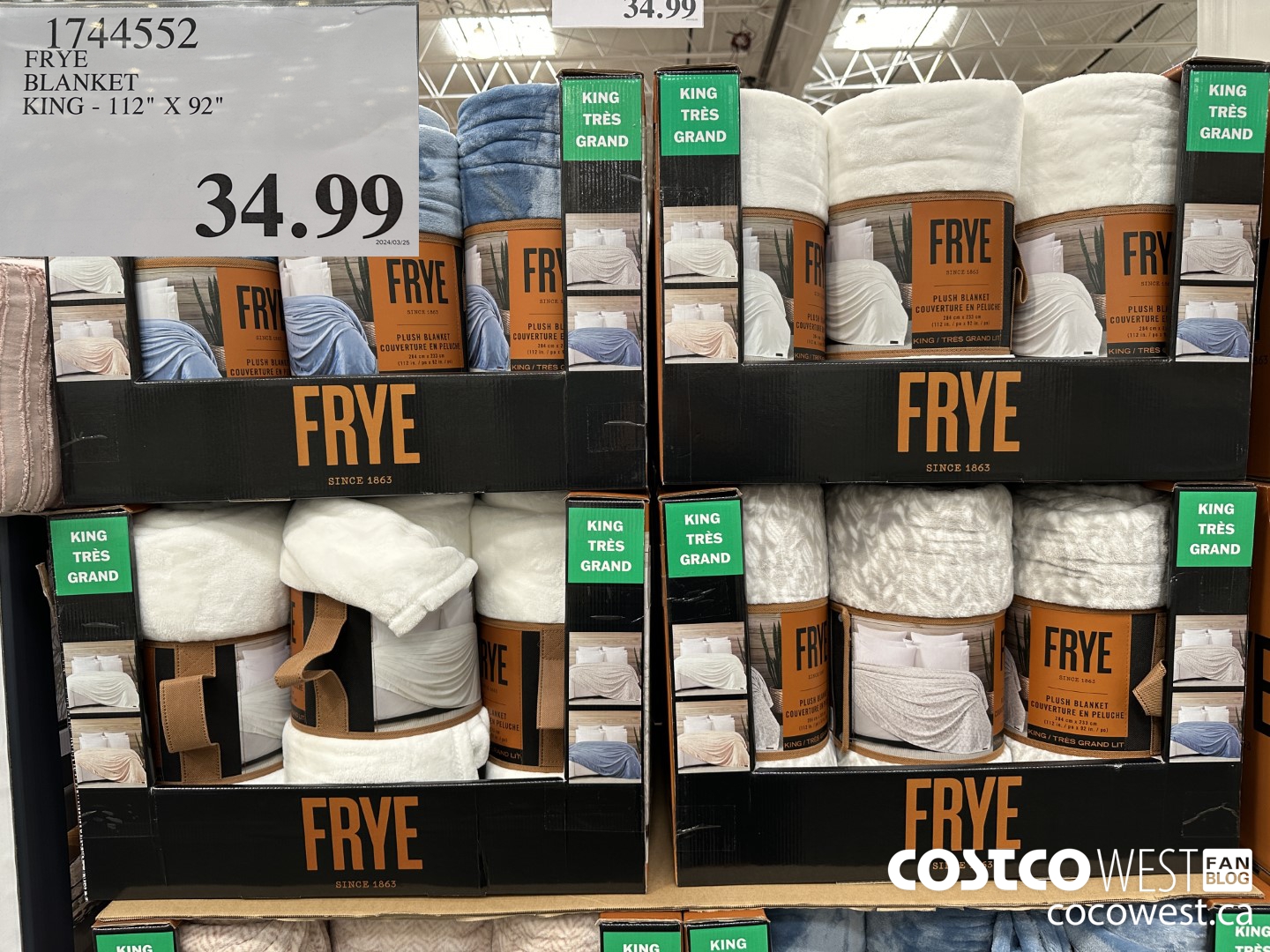 1744552 FRYE BLANKET KING 112