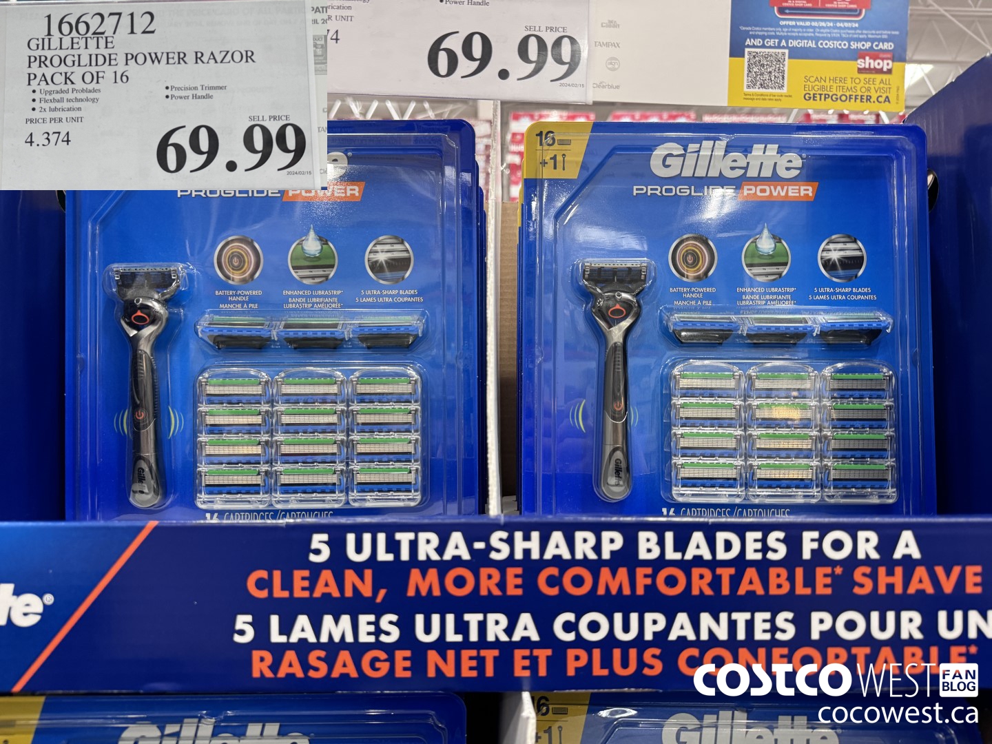 1662712 FUSION PROGLIDE POWER WITH HANDLE PACK OF 16 $69.99