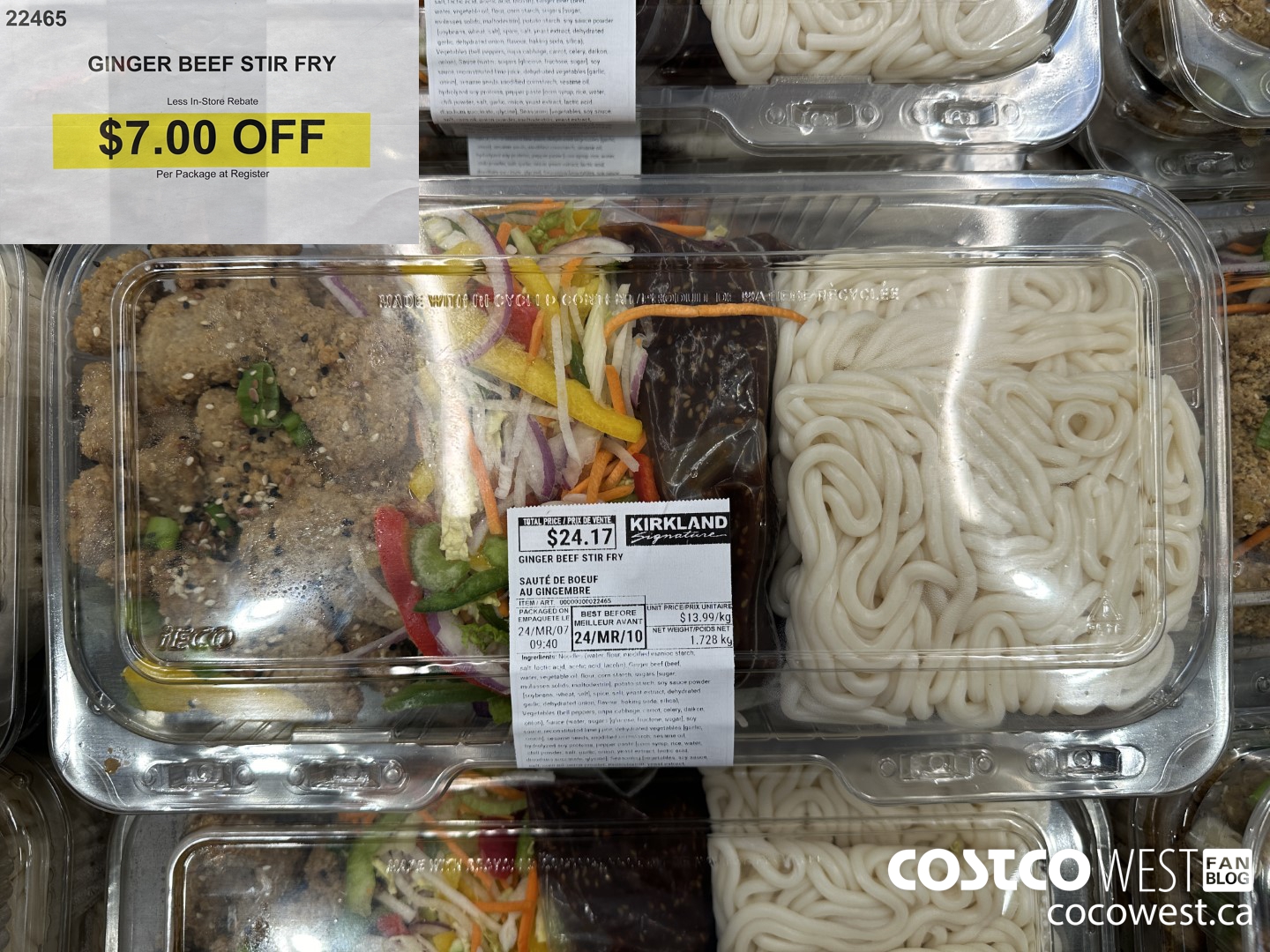 22465 GINGER BEEF STIR FRY ($7.00 INSTANT SAVINGS)