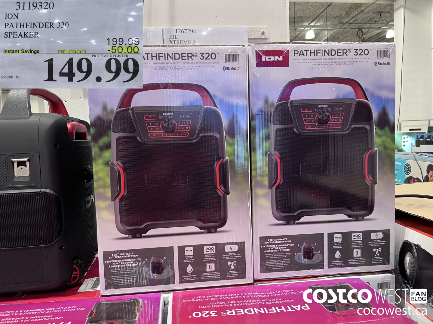 3119320 ION PATHFINDER 320 SPEAKER ($50.00 INSTANT SAVINGS EXPIRES ON 2024-04-07) $149.99