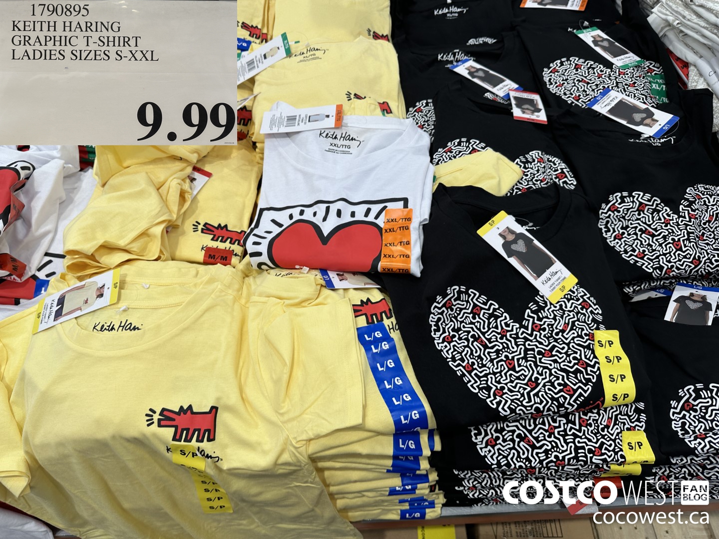 1790895 KEITH HARING GRAPHIC T-SHIRT LADIES SIZES S-XXL  $9.99