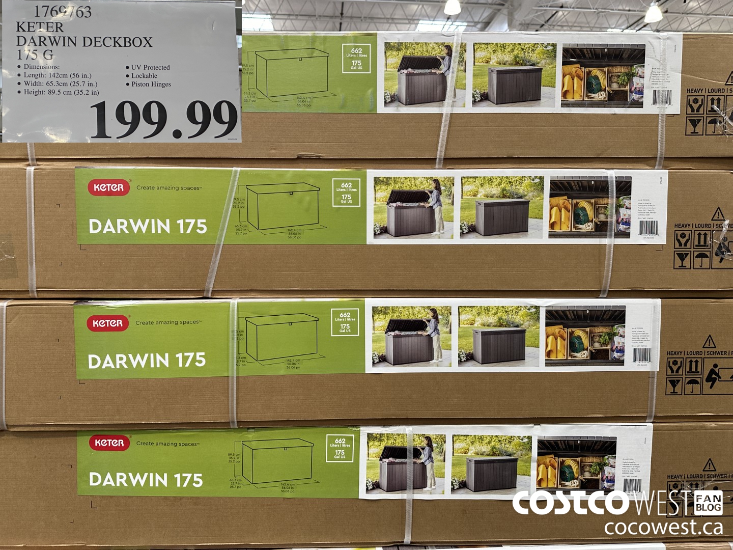 1769763 KETER DARWIN DECKBOX 175G $199.99