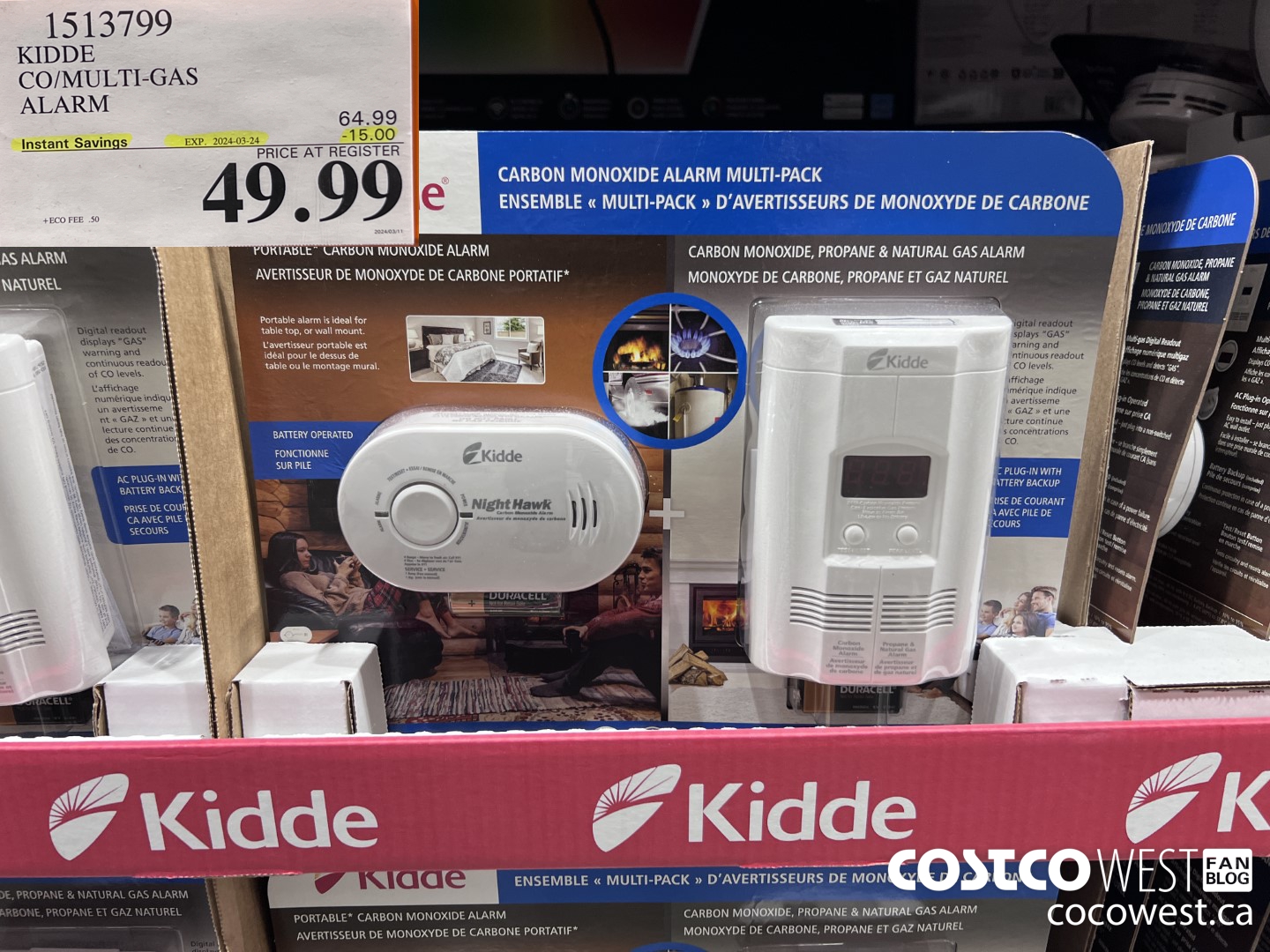 1513799 KIDDE CO/MULTI-GAS ALARM ($15.00 INSTANT SAVINGS EXPIRES ON 2024-03-24) $49.99