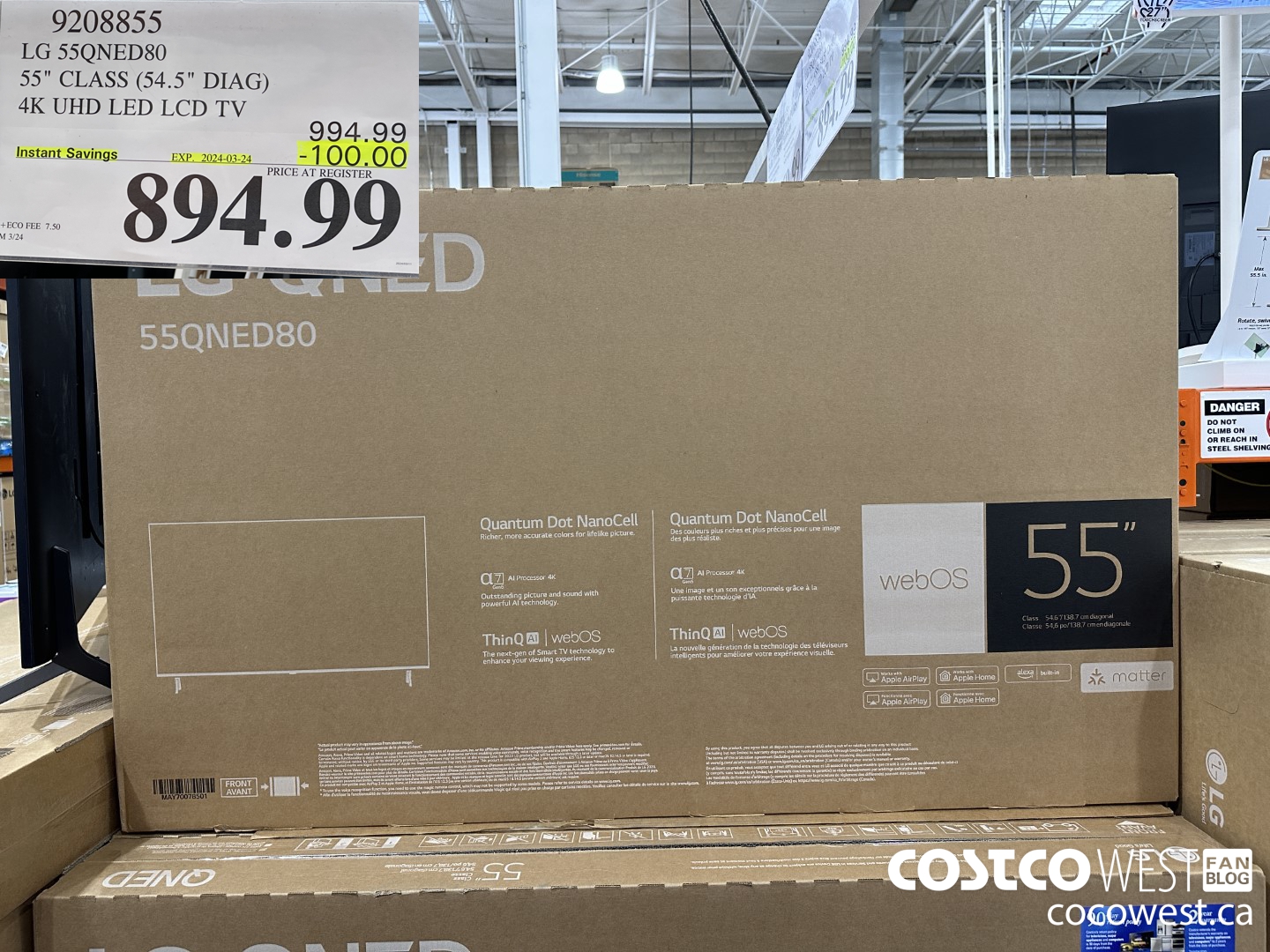 9208855 LG 55QNED80 55