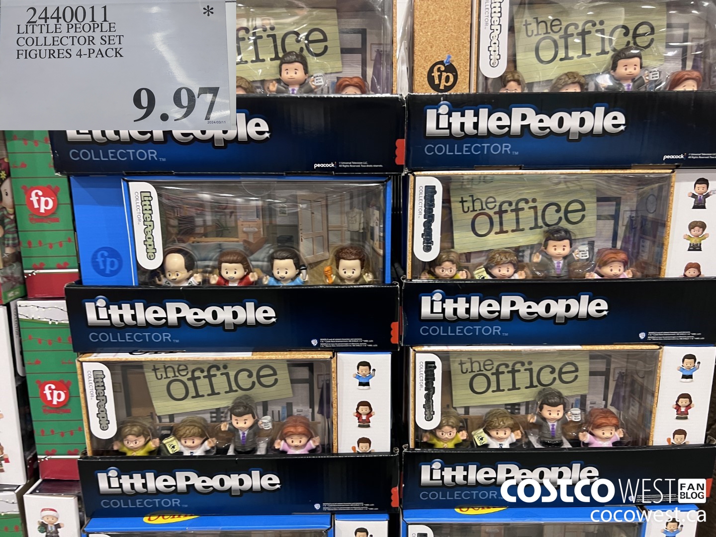 2440011 LITTLE PEOPLE COLLECTOR SET FIGURES 4-PACK $9.97