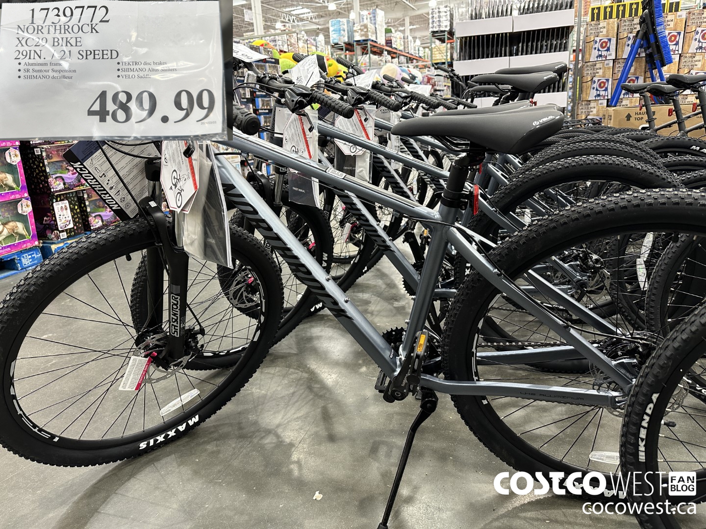1739772 NORTHROCK XC29 BIKE 29IN./21 SPEED $489.99