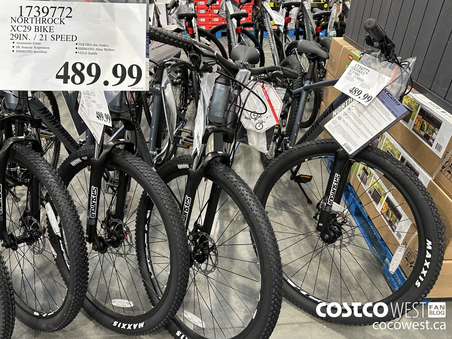 1739772 NORTHROCK XC29 BIKE 29IN./21 SPEED $489.99