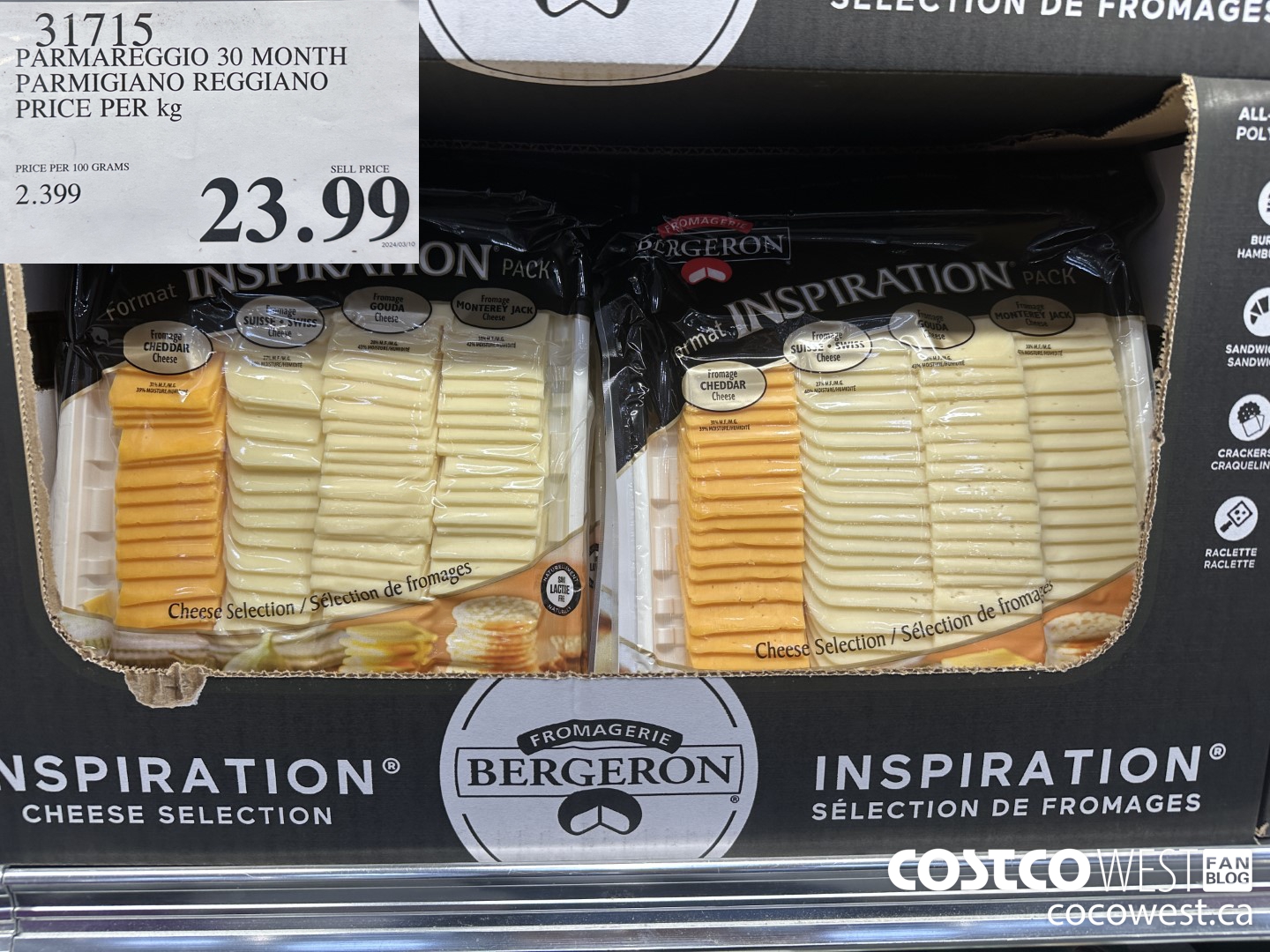 31715 PARMAREGGIO 30 MONTH PARMIGIANO REGGIANO PRICE PER KG $23.99