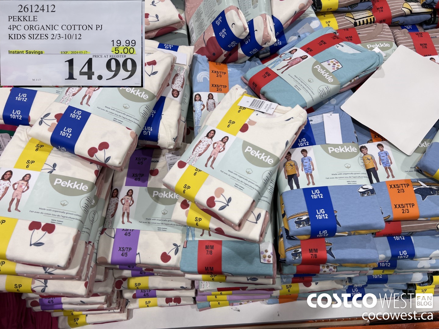 2612412 PEKKLE 4PC ORGANIC COTTON PJ KIDS SIZES 2/3-10/12 ($5.00 INSTANT SAVINGS EXPIRES ON 2024-03-17) $14.99