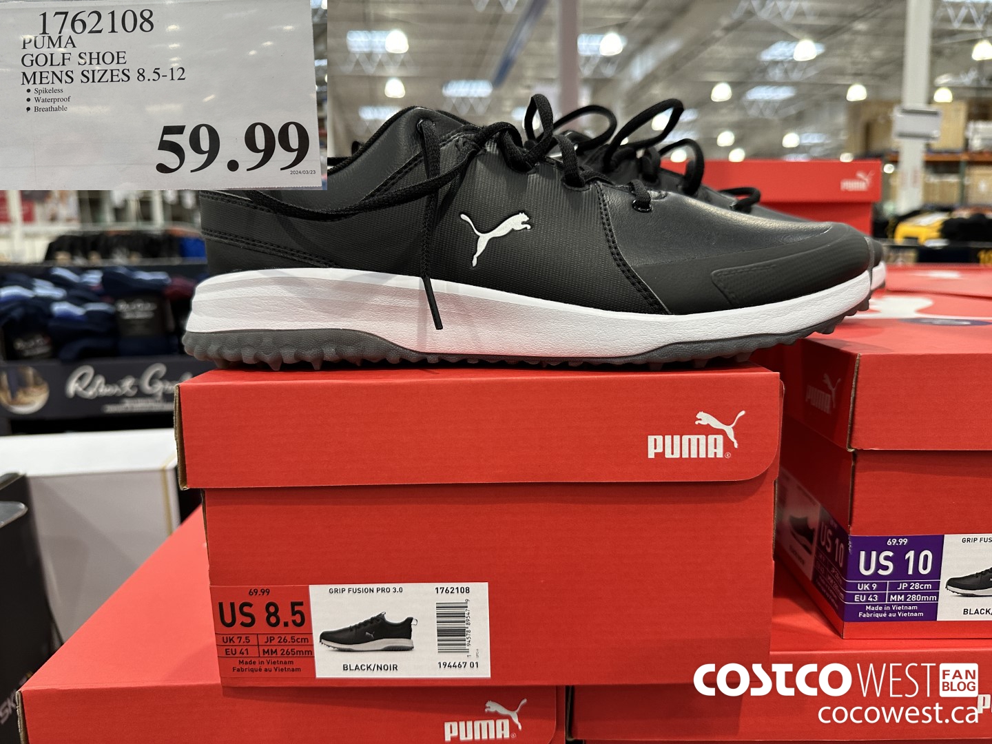 1762108 PUMA GOLF SHOE MENS SIZES 8.5-12 $59.99