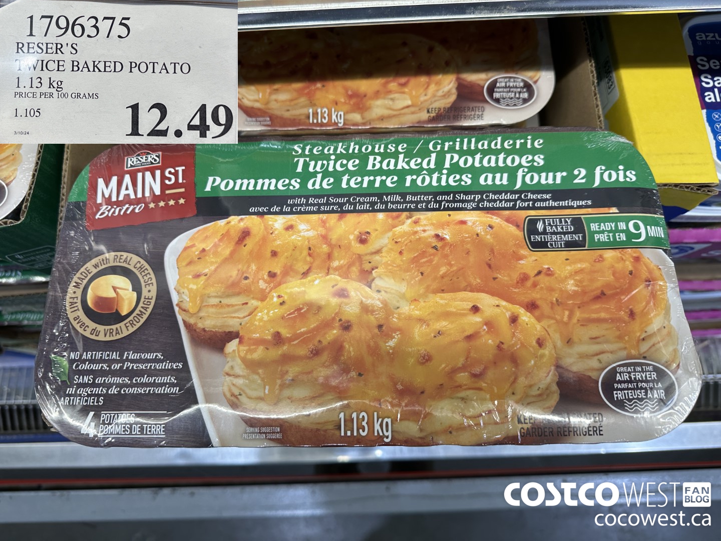 1796375 RESER'S TWICE BAKED POTATO 1.13 kg $12.49