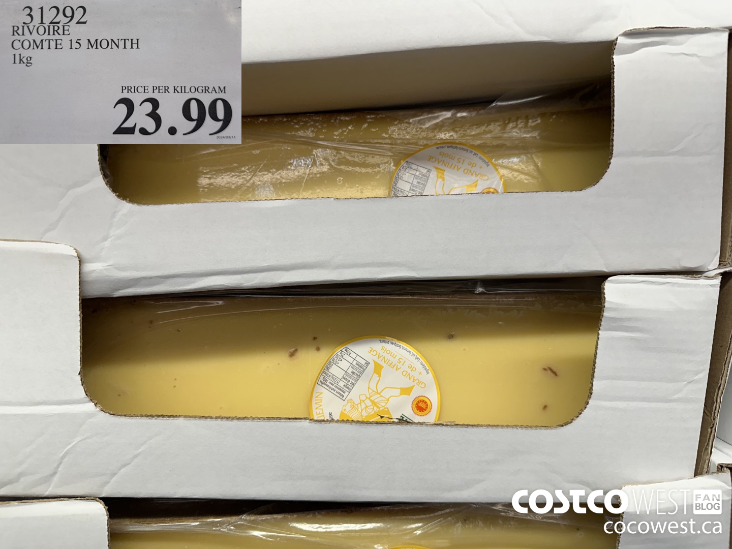 31292 RIVOIRE COMTE 16 MONTH 1KG $23.99