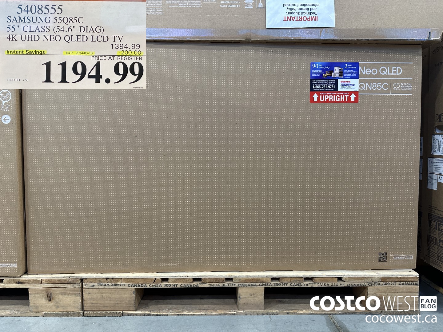 5408555 SAMSUNG 55Q85C 55