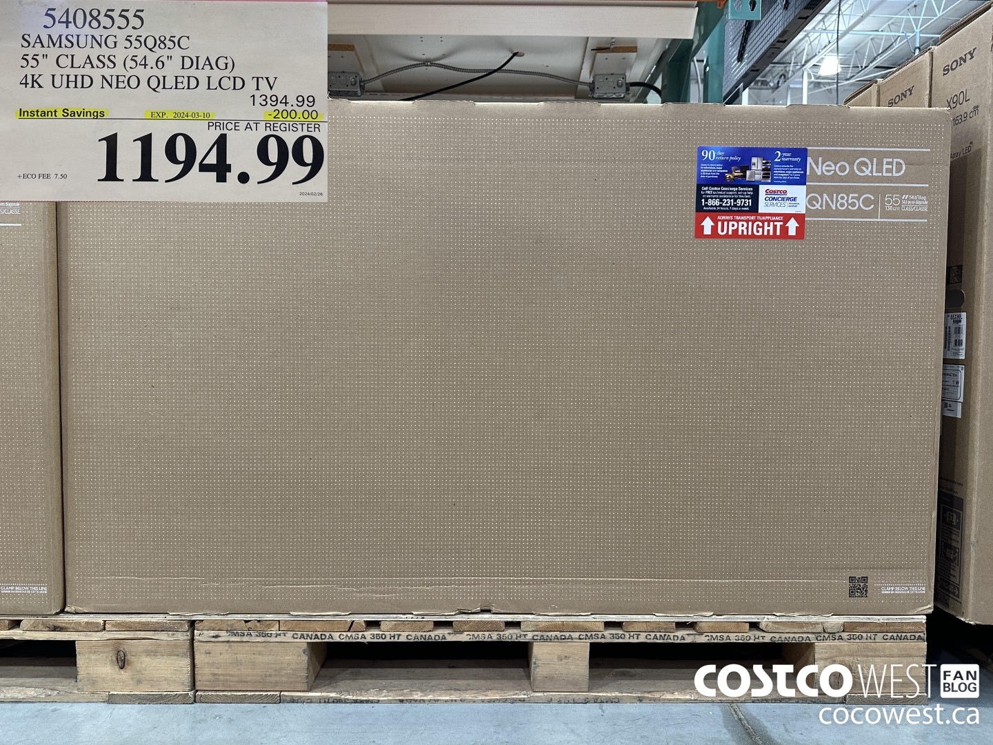 5408555 SAMSUNG 55Q85C 55