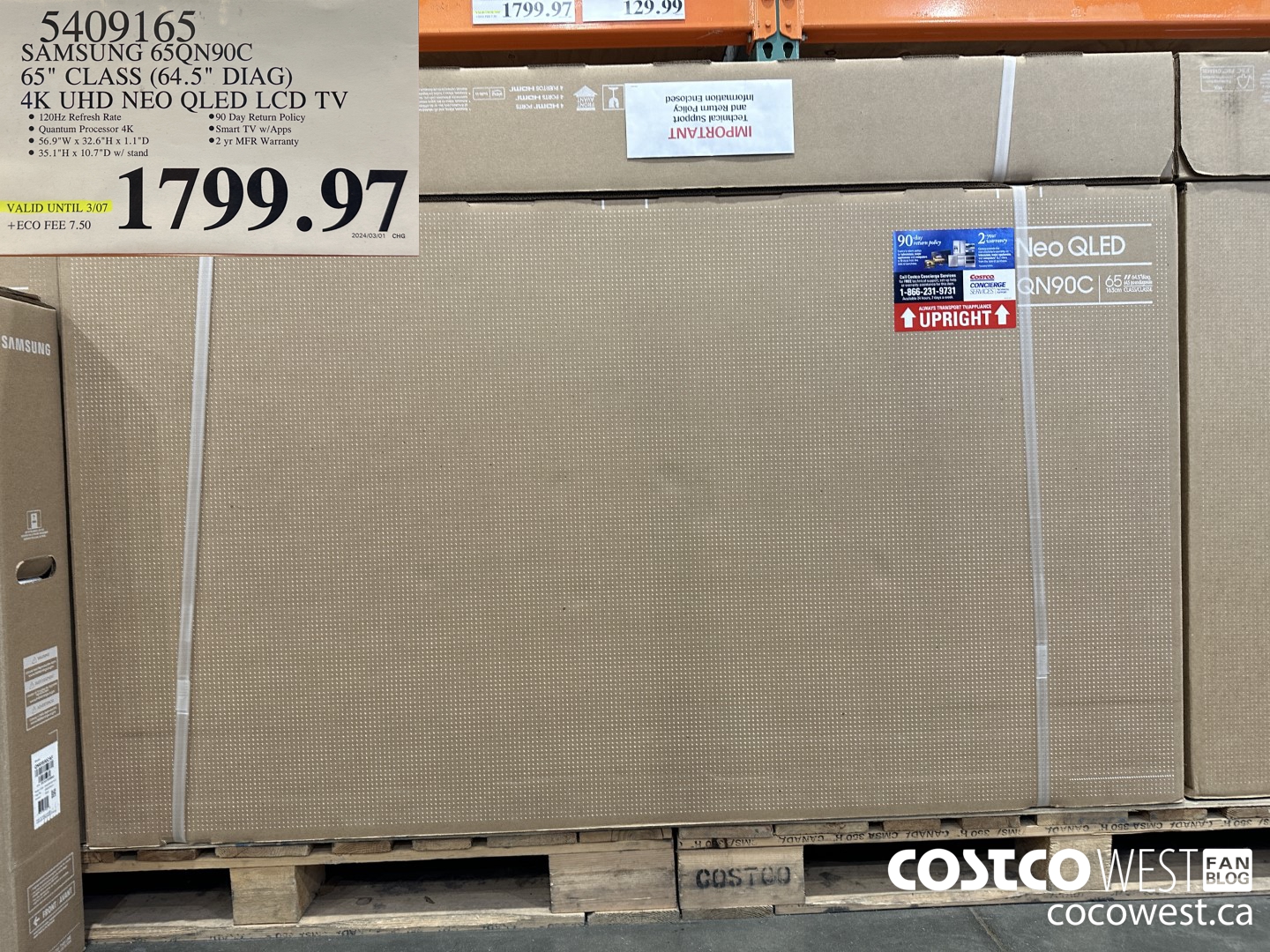 5409165 SAMSUNG 65QN90C 65