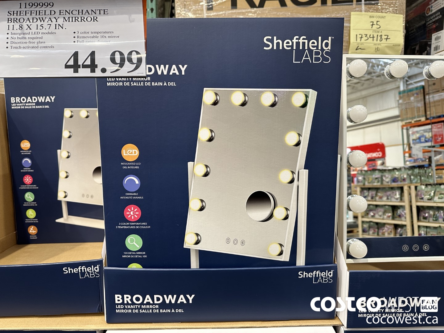 1199999 SHEFFIELD ENCHANTE BROADWAY MIRROR 11.8 X 15.7 IN $44.99