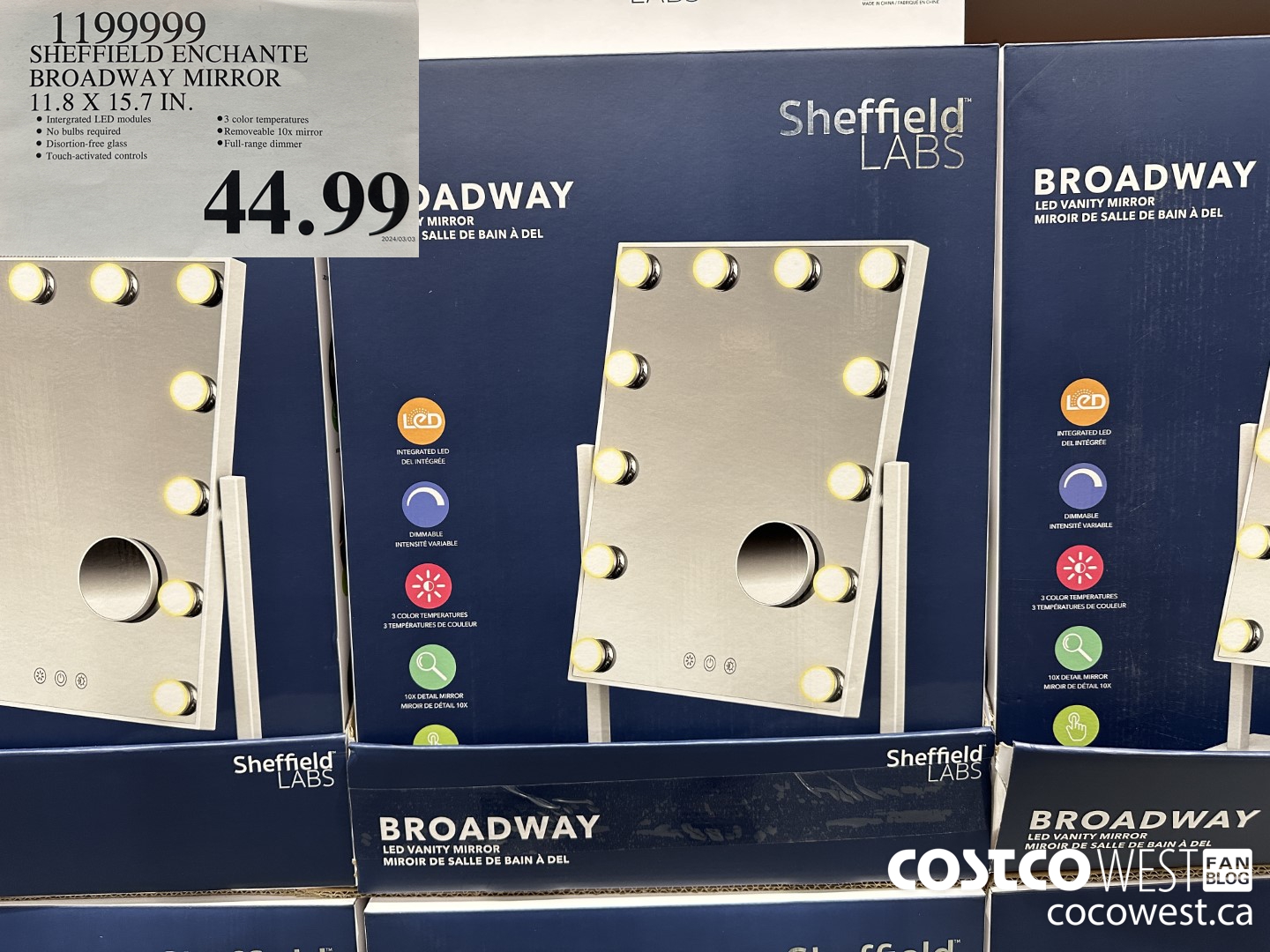 1199999 SHEFFIELD ENCHANTE BROADWAY MIRROR 11.8 X 15.7 IN $44.99