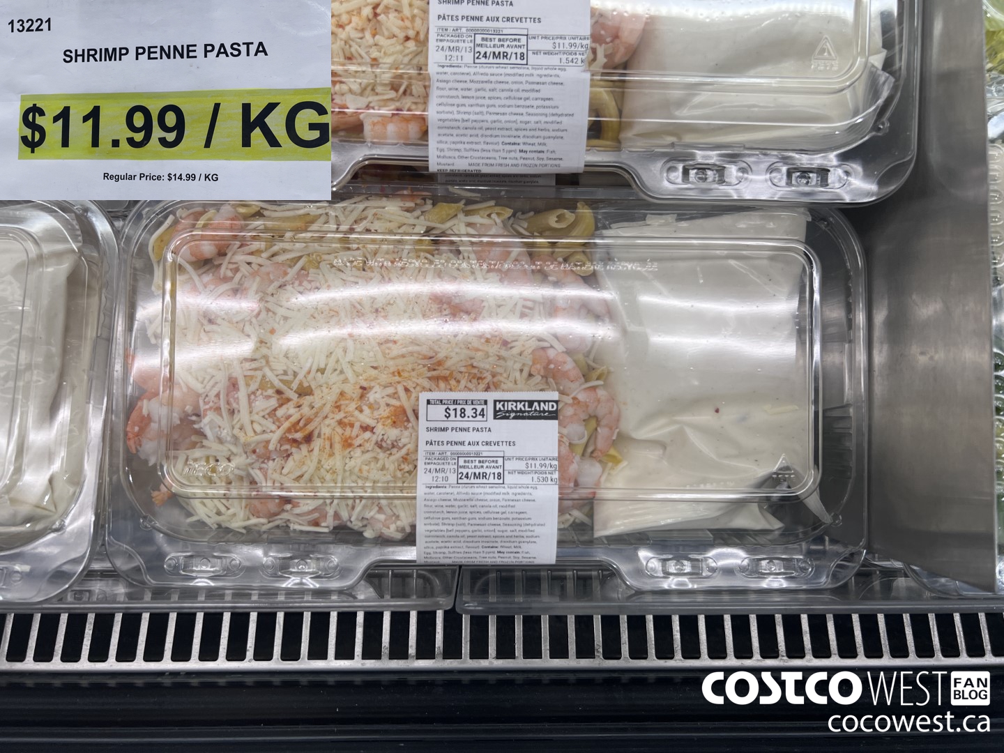 13221 SHRIMP PENNE PASTA ($4.00 INSTANT SAVINGS) $11.99