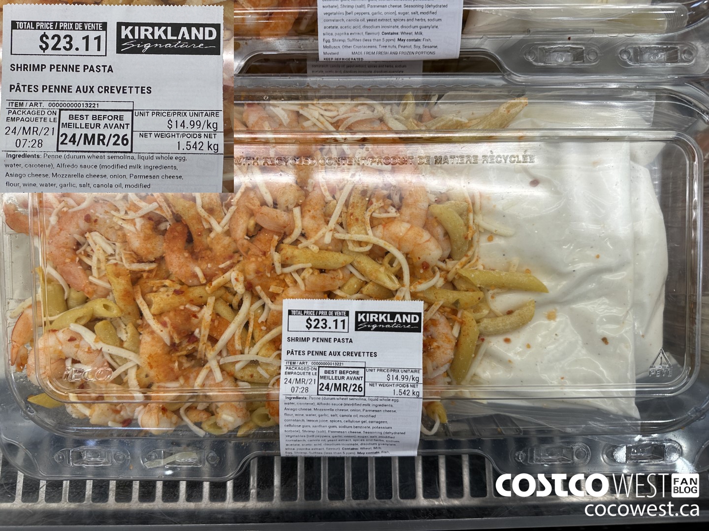 13221 SHRIMP PENNE PASTA $14.99