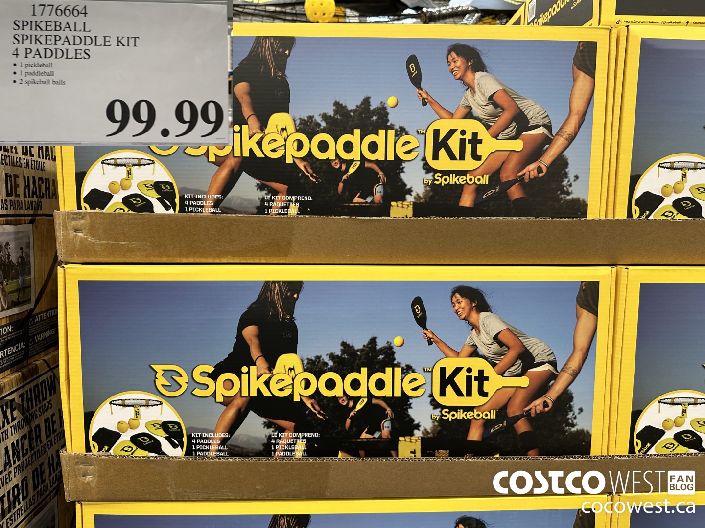 1776664 SPIKEBALL SPIKEPADDLE KIT 4 PADDLES $99.99