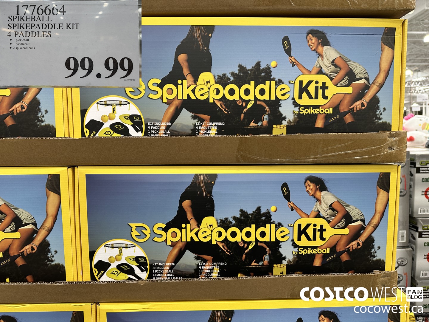 1776664 SPIKEBALL SPIKEPADDLE KIT 4 PADDLES $99.99