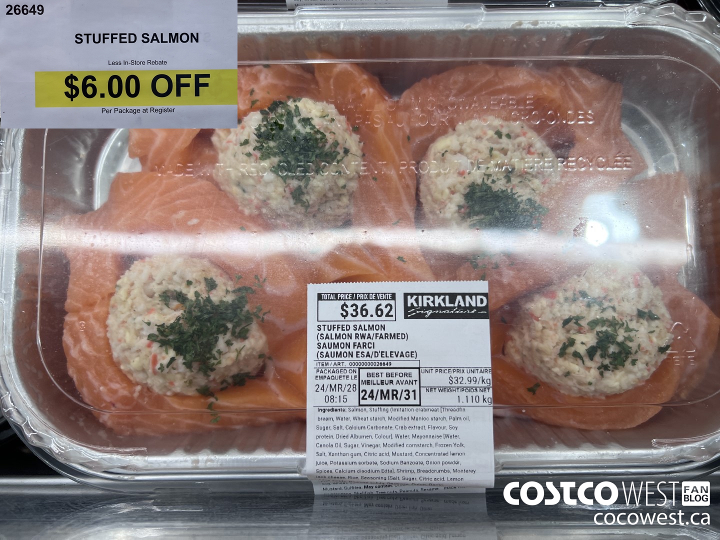 26649 STUFFED SALMON ($6.00 INSTANT SAVINGS)