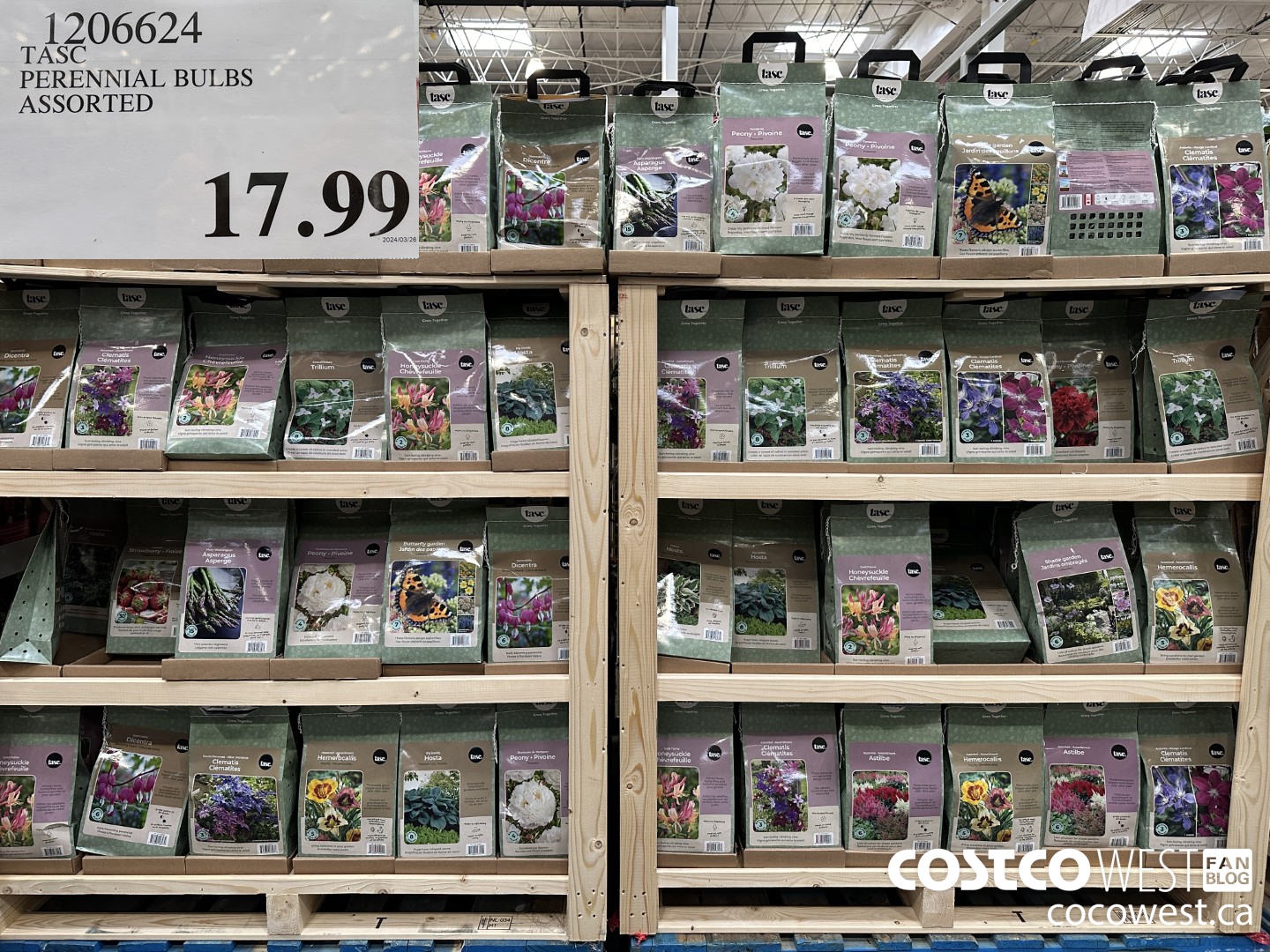 1206624 TASC PERENNIAL BULBS ASSORTED $17.99
