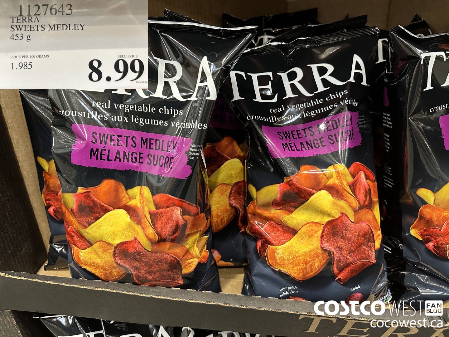 1127643 TERRA SWEETS MEDLEY 453 g $8.99