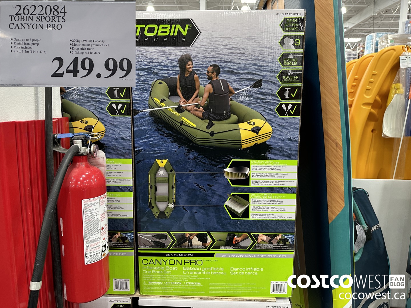 2622084 TOBIN SPORTS CANYON PRO $249.99