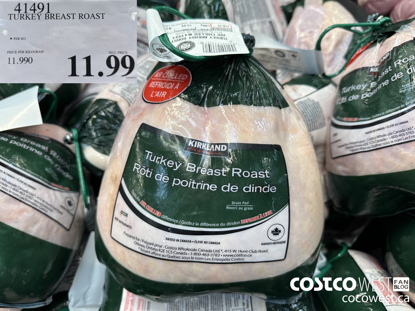 41491 TURKEY BREAST ROAST $11.99