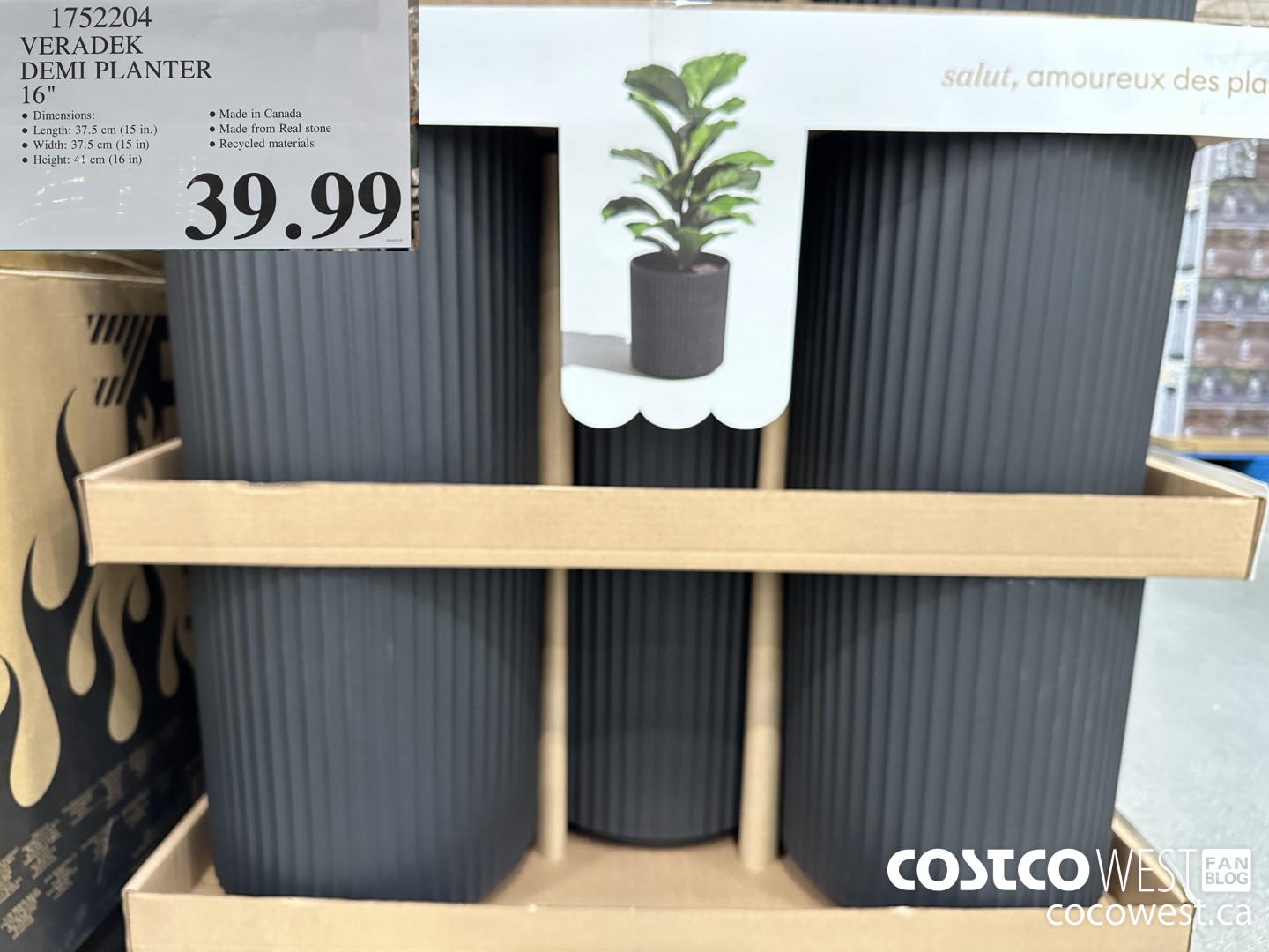 1752204 VERADEK DEMI PLANTER 16