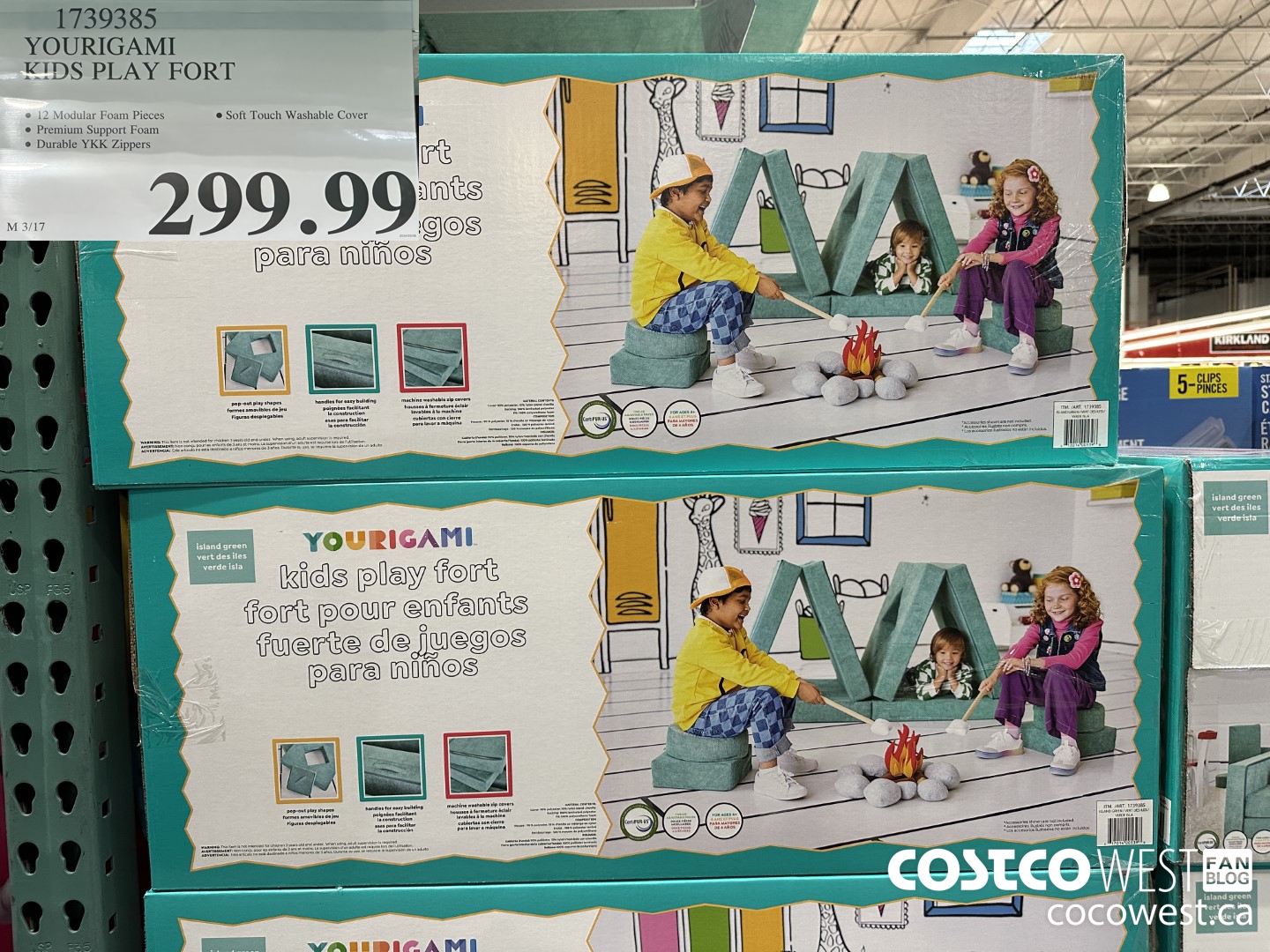 1739385 YOURIGAMI KIDS PLAY FORT  $299.99