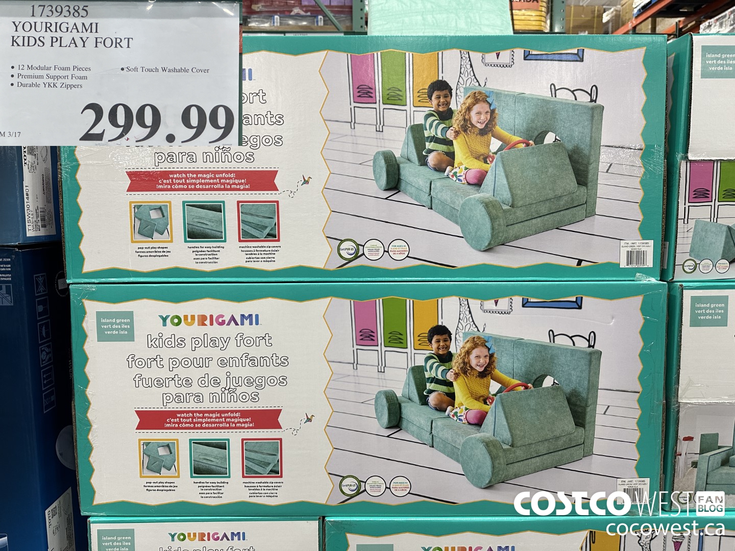 1739385 YOURIGAMI KIDS PLAY FORT  $299.99