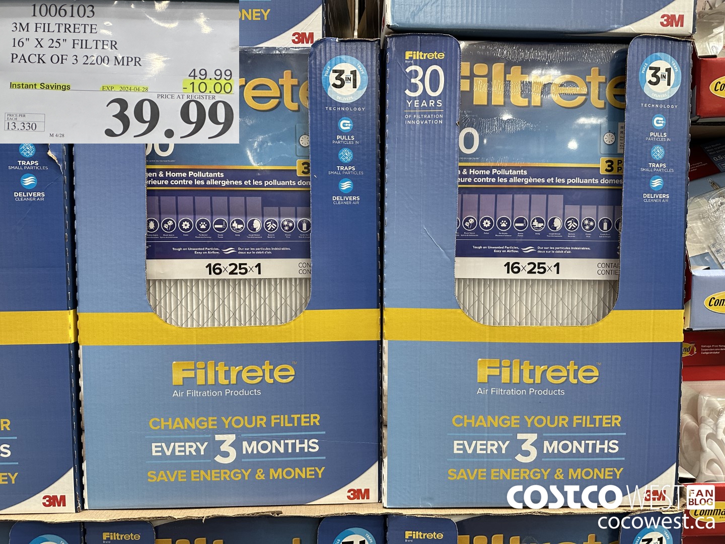 1006103 3M FILTRETE 16