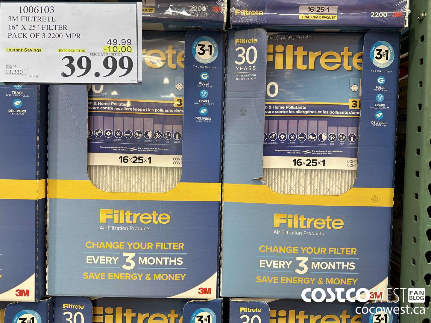 1006103 3M FILTRETE 16