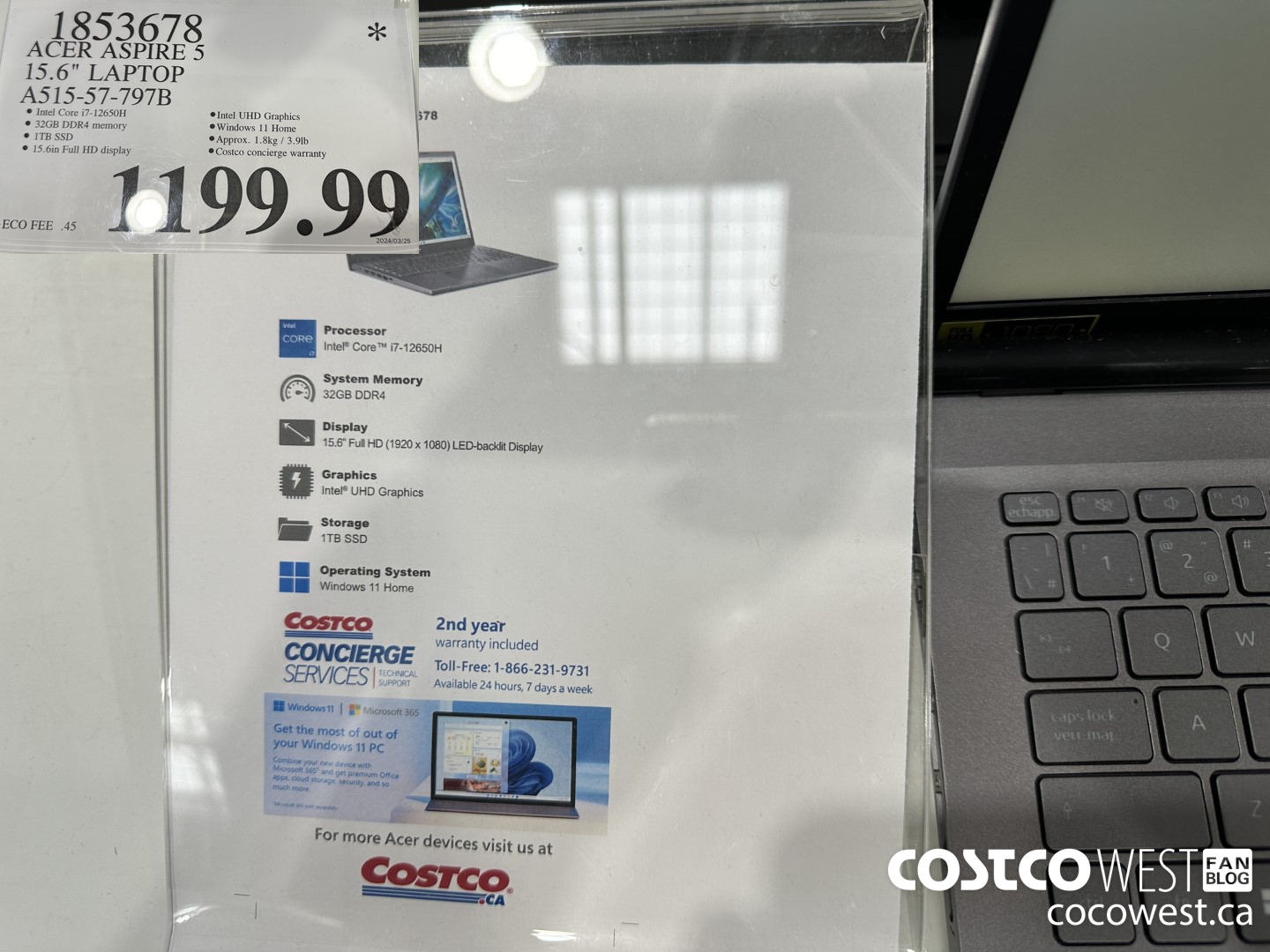 1853678 ACER ASPIRE 5 15.6