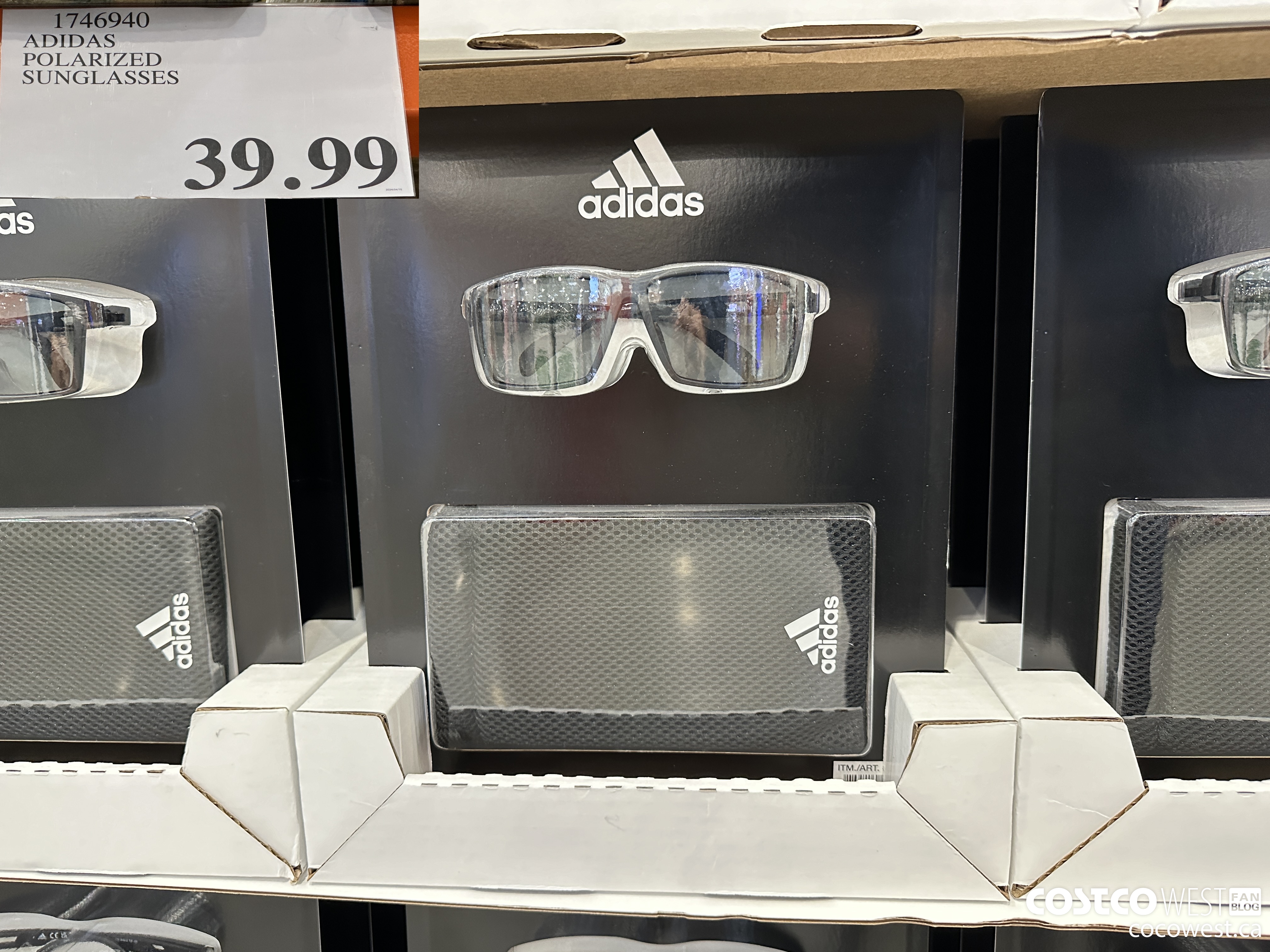 1746940 ADIDAS POLARIZED SUNGLASSES $39.99