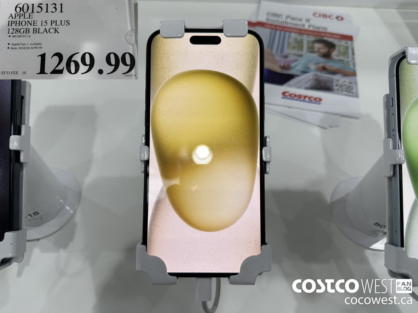 6015131 APPLE IPHONE 15 PLUS 128GB BLACK $1269.99