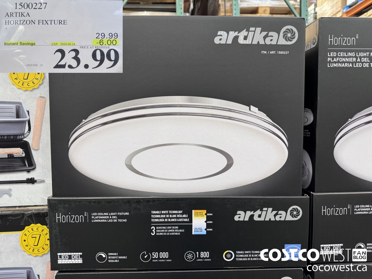 1500227 ARTIKA HORIZON FIXTURE ($6.00 INSTANT SAVINGS EXPIRES ON 2024-04-14) $23.99