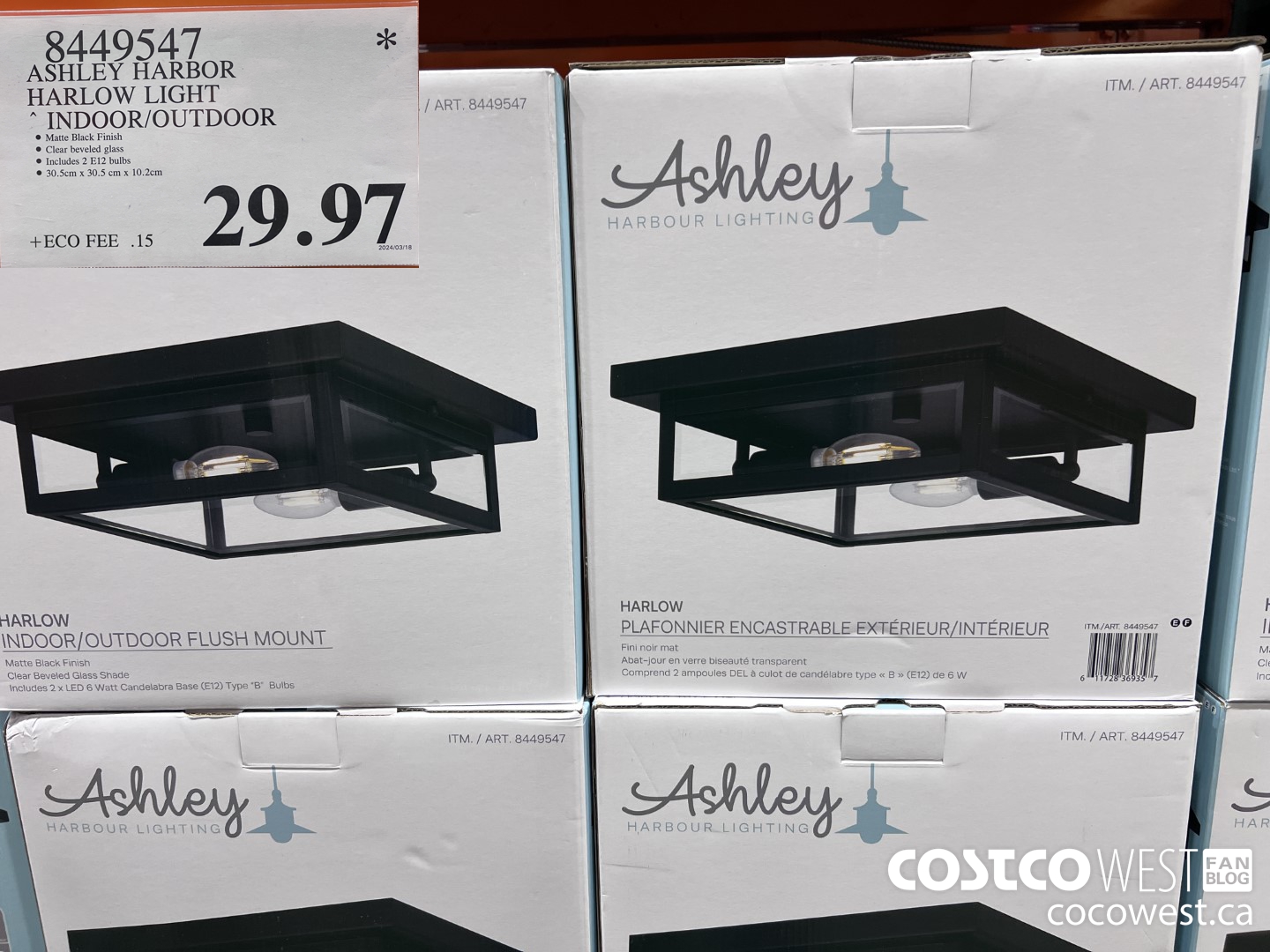 8449547 ASHLEY HARBOR HARLOW INDOOR/OUTDOOR $29.97