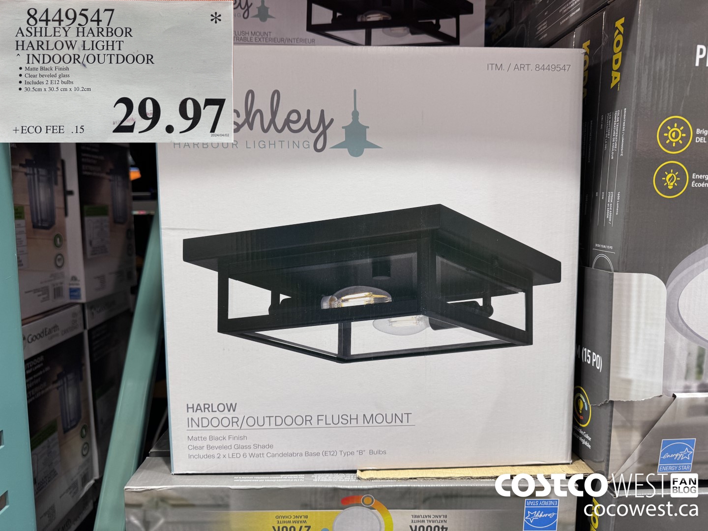 8449547 ASHLEY HARBOR HARLOW INDOOR/OUTDOOR $29.97