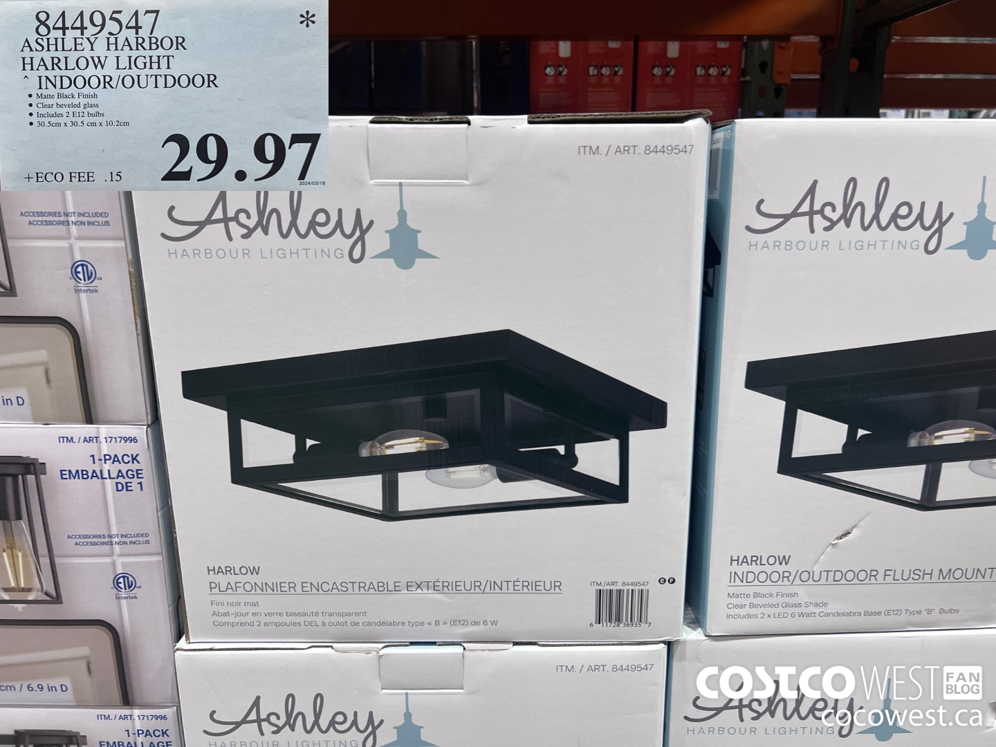 8449547 ASHLEY HARBOR HARLOW INDOOR/OUTDOOR $29.97