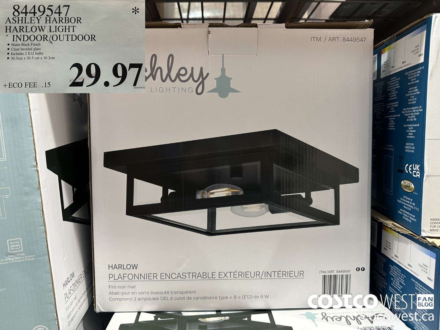 8449547 ASHLEY HARBOR HARLOW INDOOR/OUTDOOR $29.97