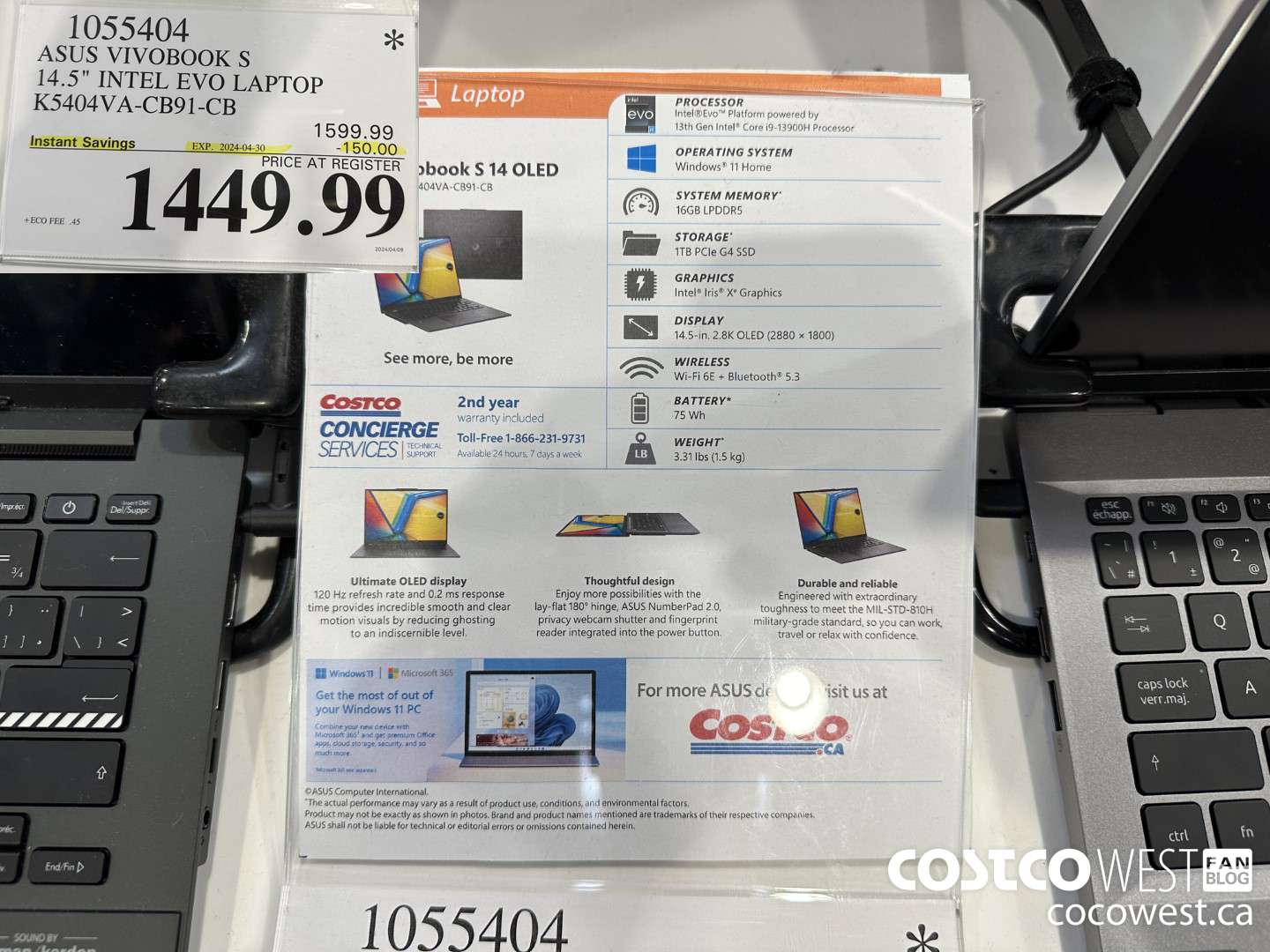 1055404 ASUS VIVOBOOK S 14.5