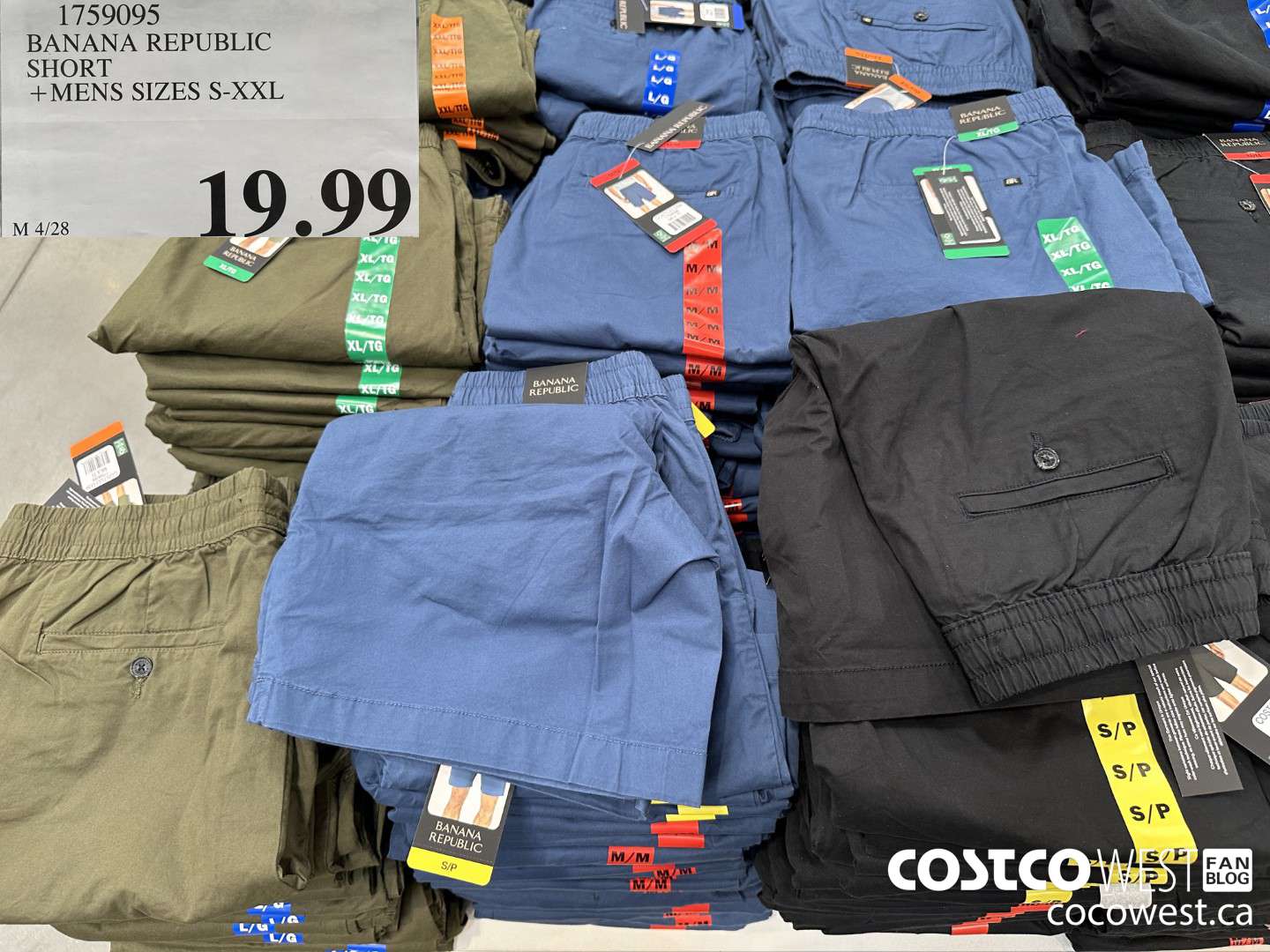 1759095 BANANA REPUBLIC SHORT MENS SIZES S-XXL $19.99