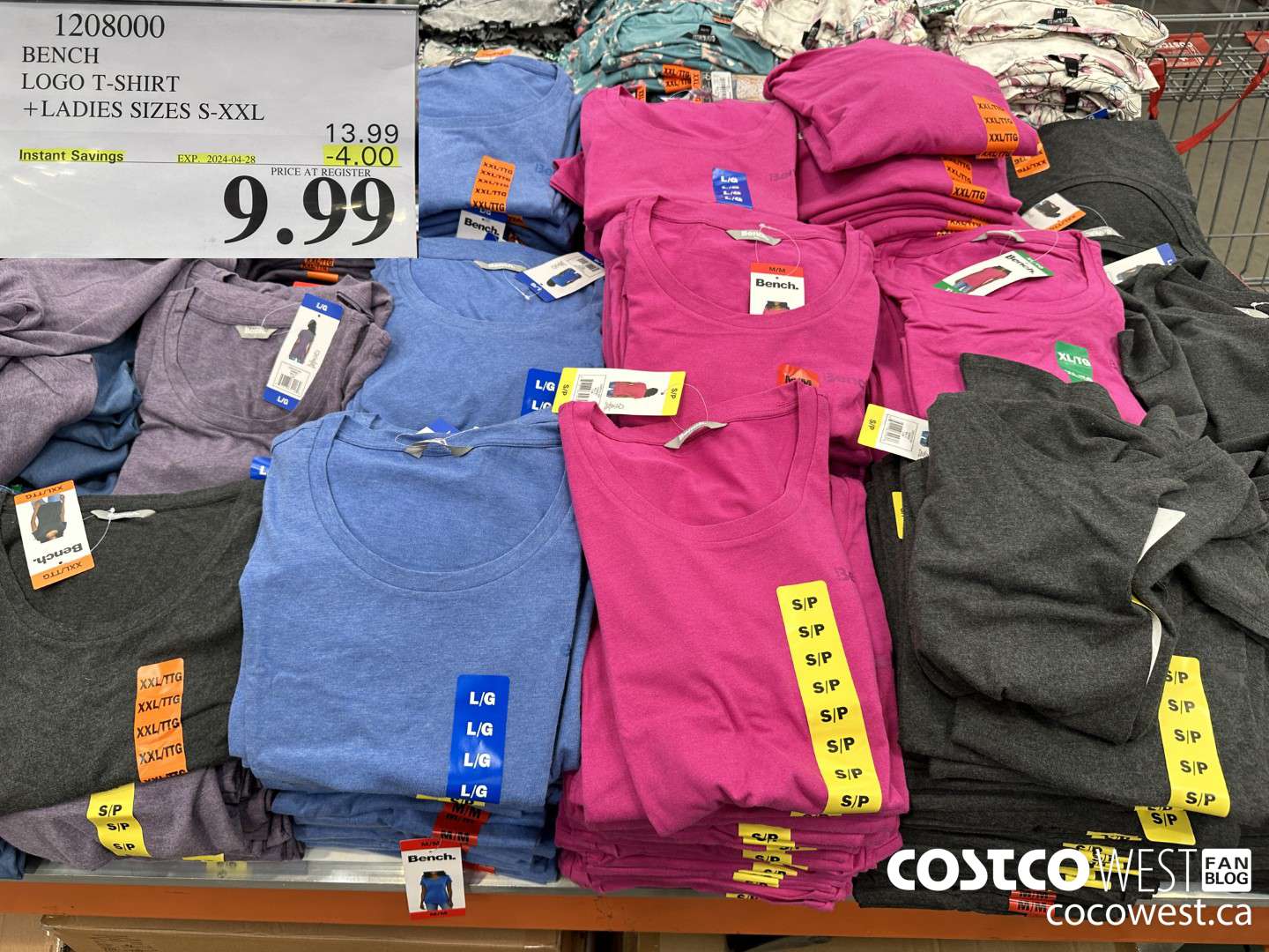 1208000 BENCH LOGO T-SHIRT LADIES SIZES S-XXL ($4.00 INSTANT SAVINGS EXPIRES ON 2023-04-28) $9.99