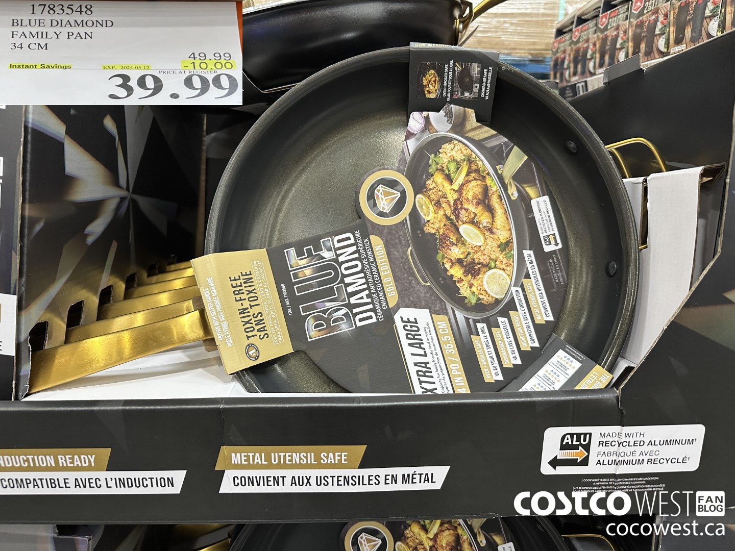 1783548 BLUE DIAMOND FAMILY PAN 34 CM ($10.00 INSTANT SAVINGS EXPIRES ON 2024-05-12) $39.99