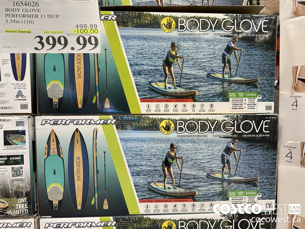 1654626 BODY GLOVE PERFORMER 11 ISUP 3.35M (11FT) ($100.00 INSTANT SAVINGS EXPIRES ON 2024-05-05) $399.99