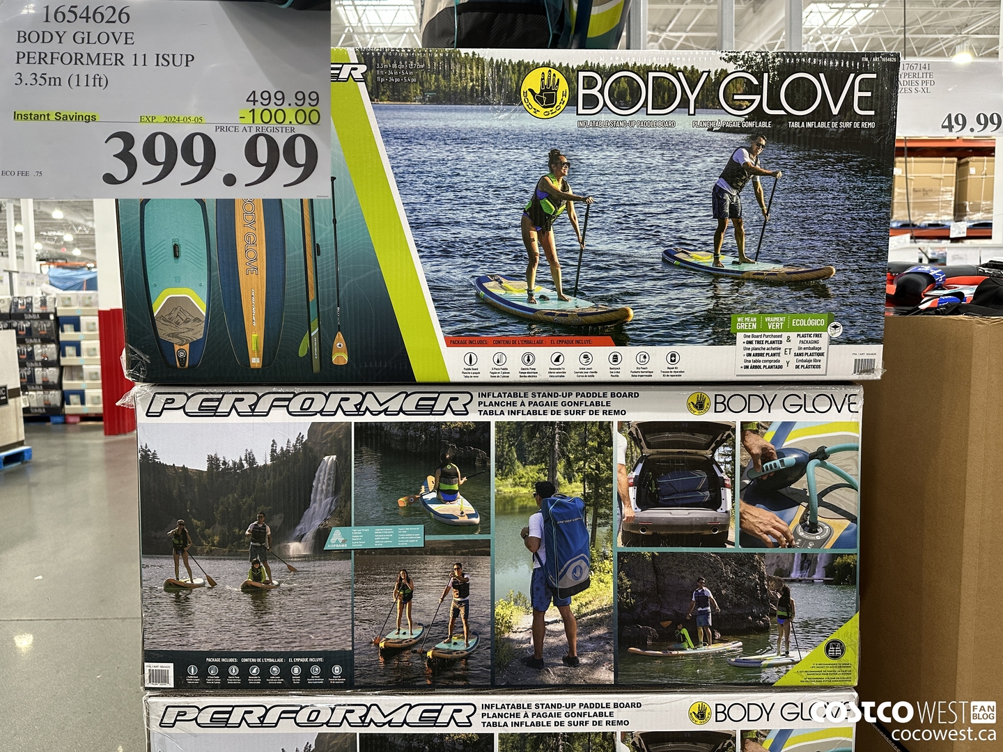 1654626 BODY GLOVE PERFORMER 11 ISUP 3.35M (11FT) ($100.00 INSTANT SAVINGS EXPIRES ON 2024-05-05) $399.99