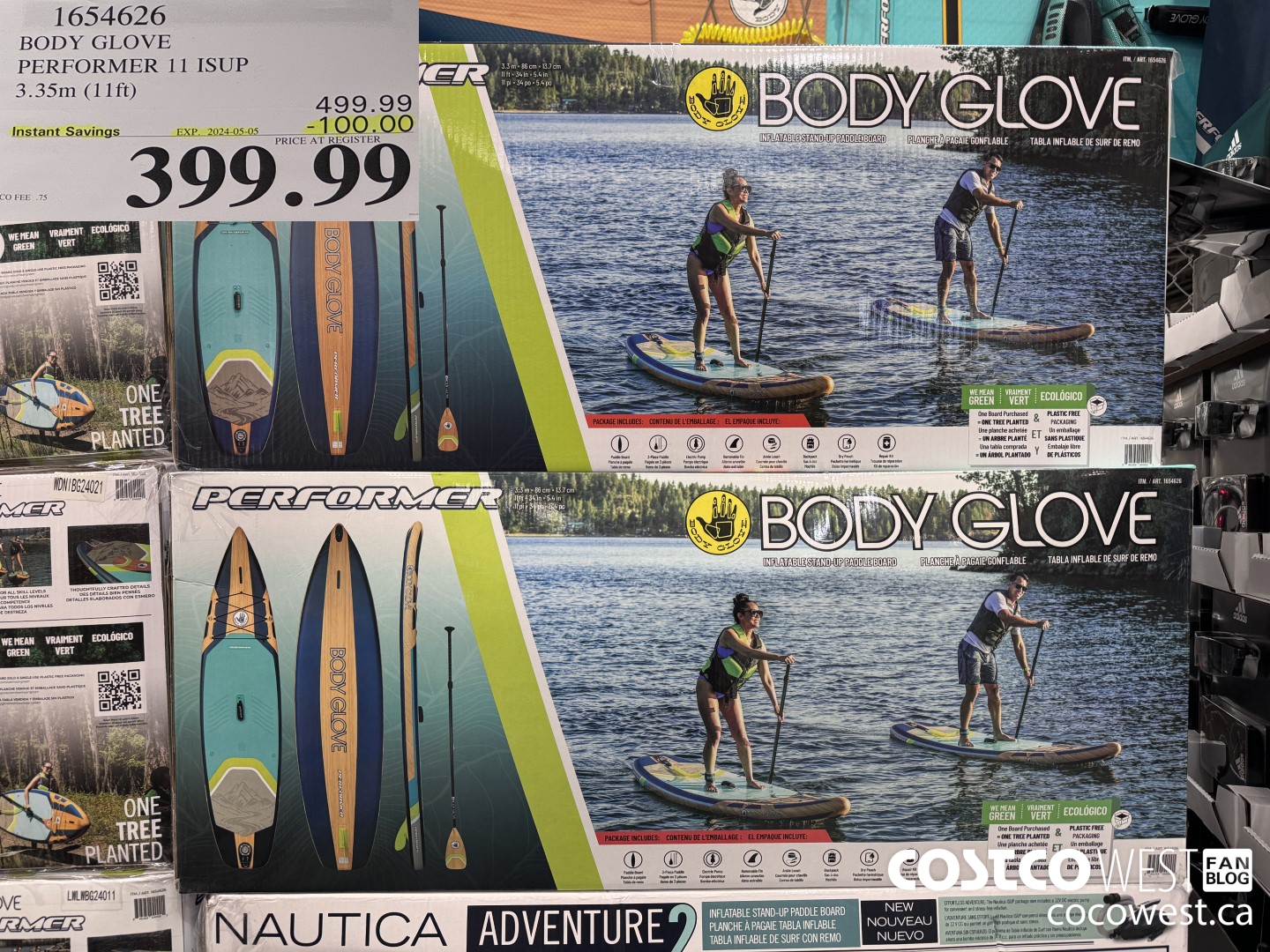 1654626 BODY GLOVE PERFORMER 11 ISUP 3.35M (11FT) ($100.00 INSTANT SAVINGS EXPIRES ON 2024-05-05) $399.99